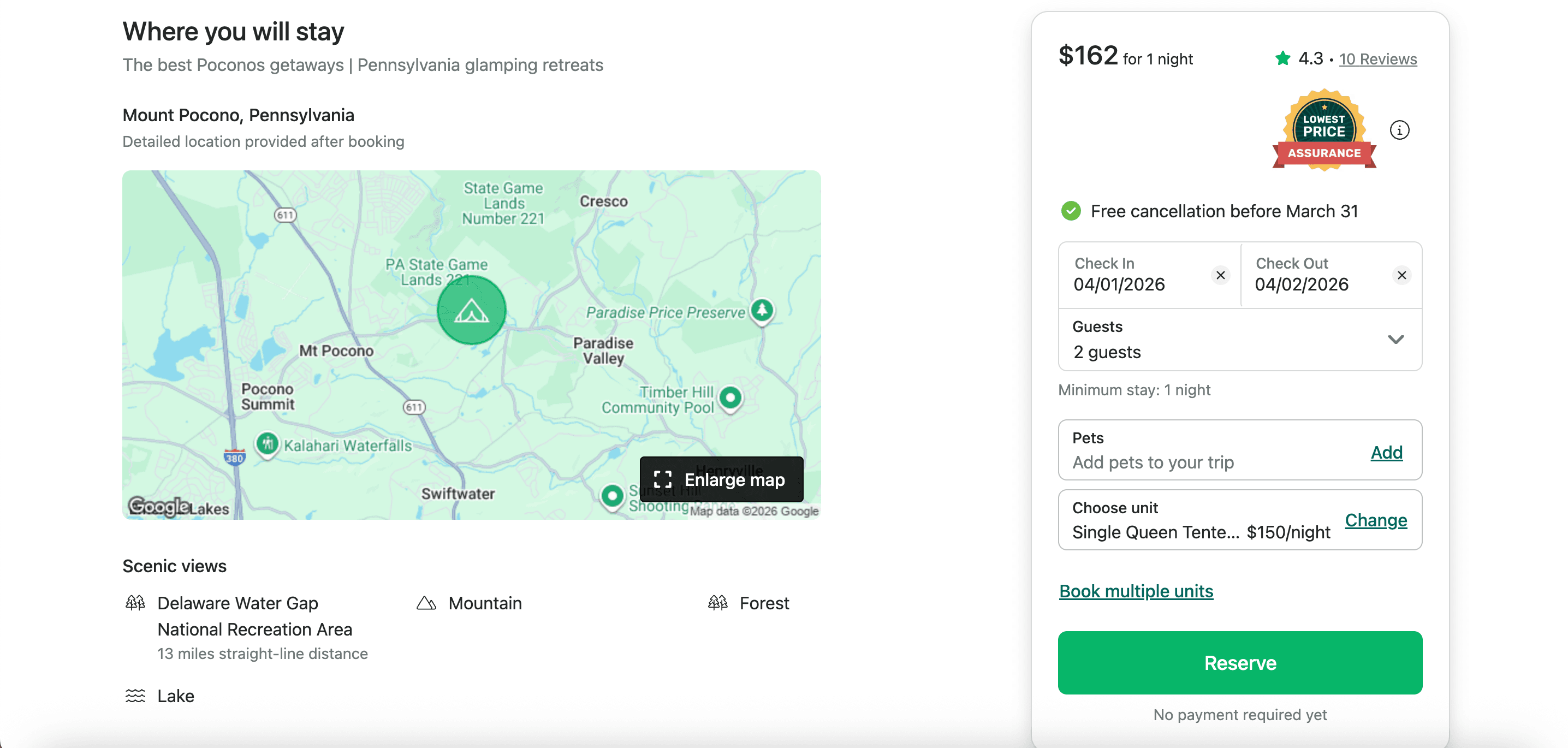 GlampingHub host dashboard
