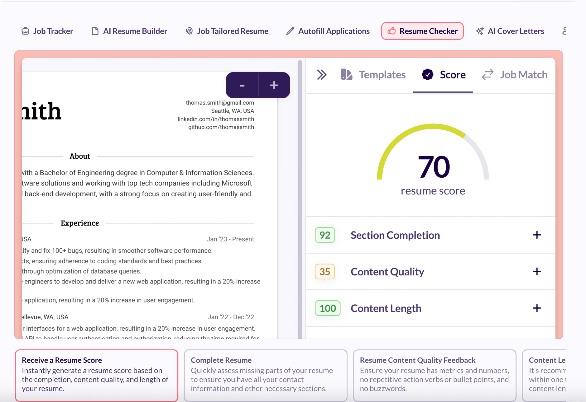 Huntr job search analytics