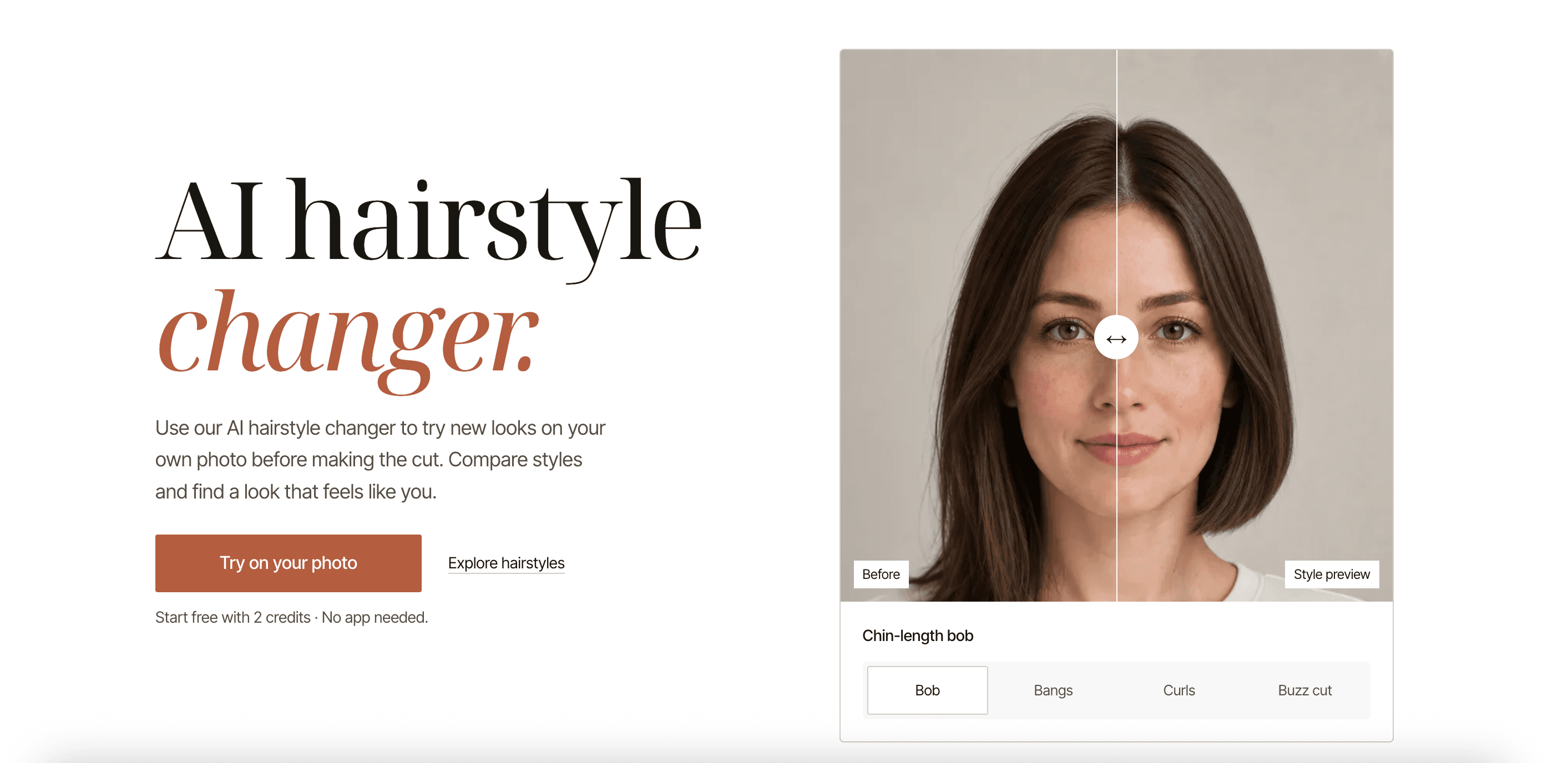 AI Hairstyle Studio screenshot